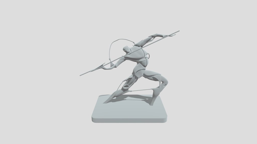 Dynamic Bronze Archer