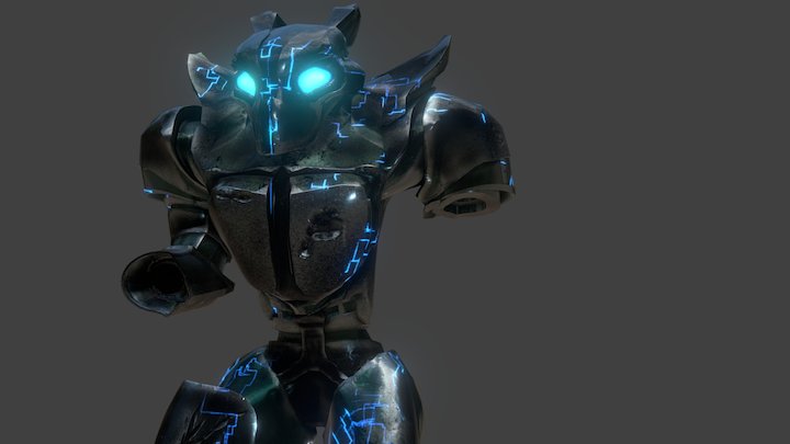 Warehouse Mech in need of Repair 3D Model