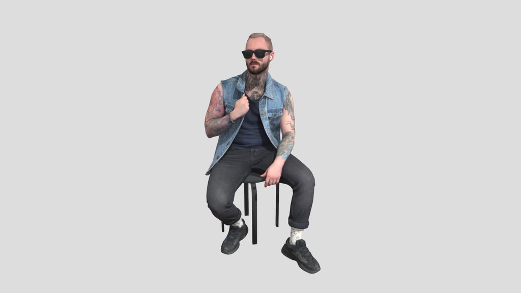 Urban Style Guy Contemplates