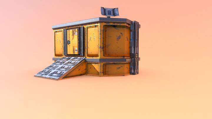 1.51 Abandoned Outpost 3D Model