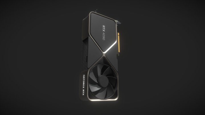 GeForce RTX 4090 Founders Edition 3D Model