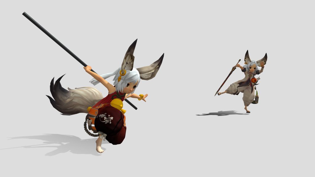 Blade & Soul Kung Fu sword stick