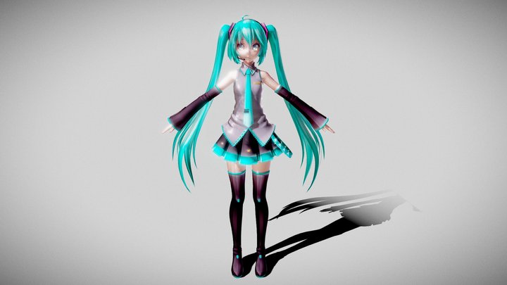 hatsune miku – Kostenloses 3D-Modell STL