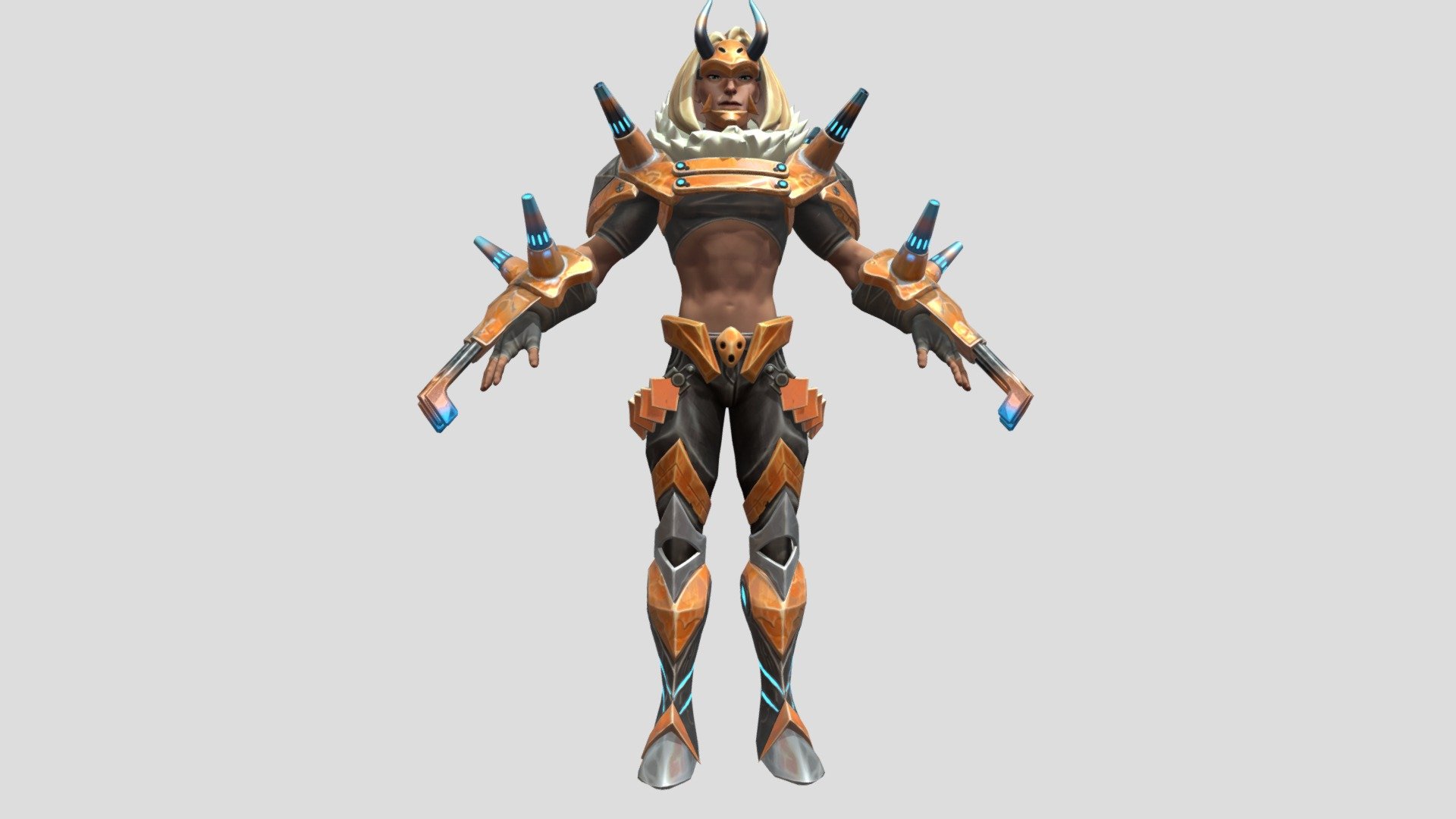 Fire Legendary Masc — Sketchfab embed 3D viewer