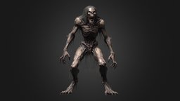 Scary Monster (Rigged) - Download Free 3D model by pujit2252 [2e5ef88 ...