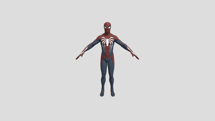 Spiderman PS4 3D Model