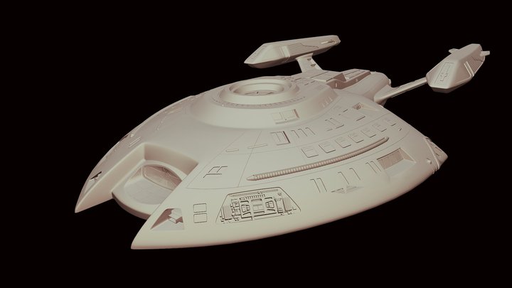 Nova Class Starship Generation 1 3D Model