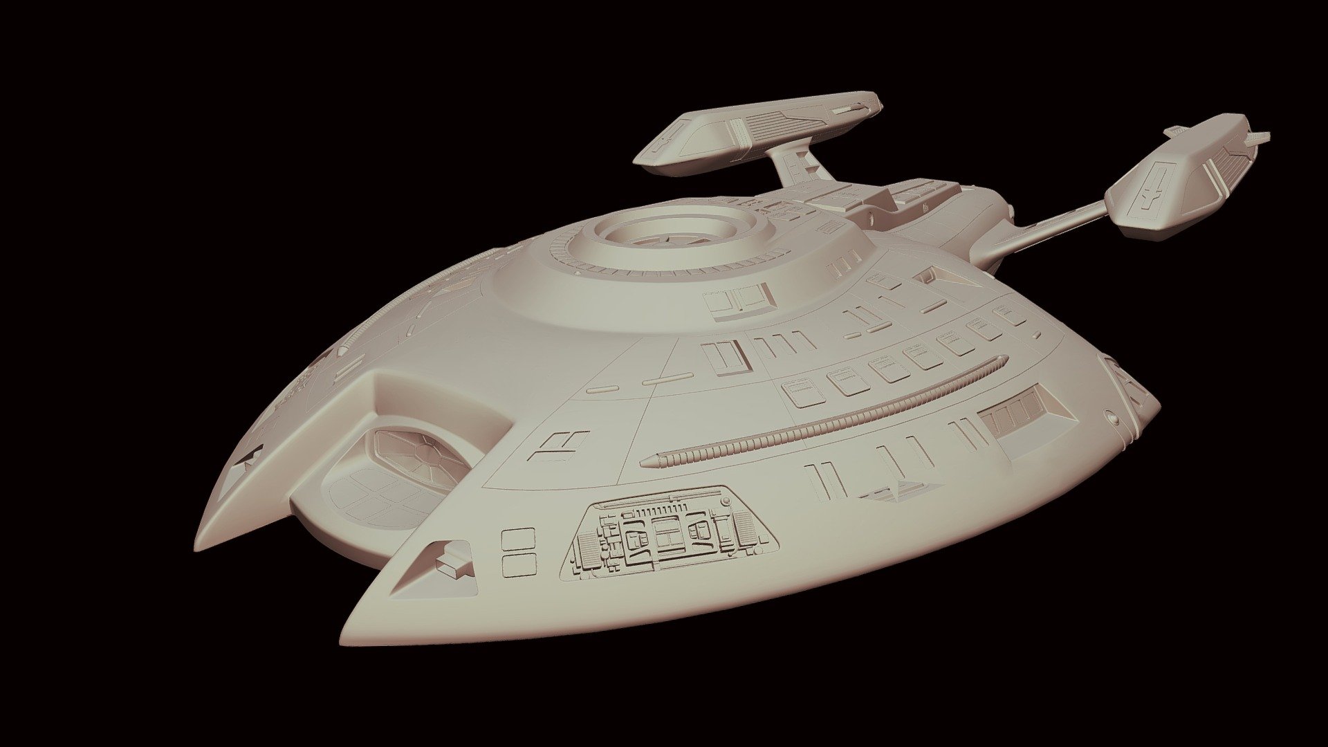 Nova Class Starship Generation 1 - Download Free 3D model by Feltman ...