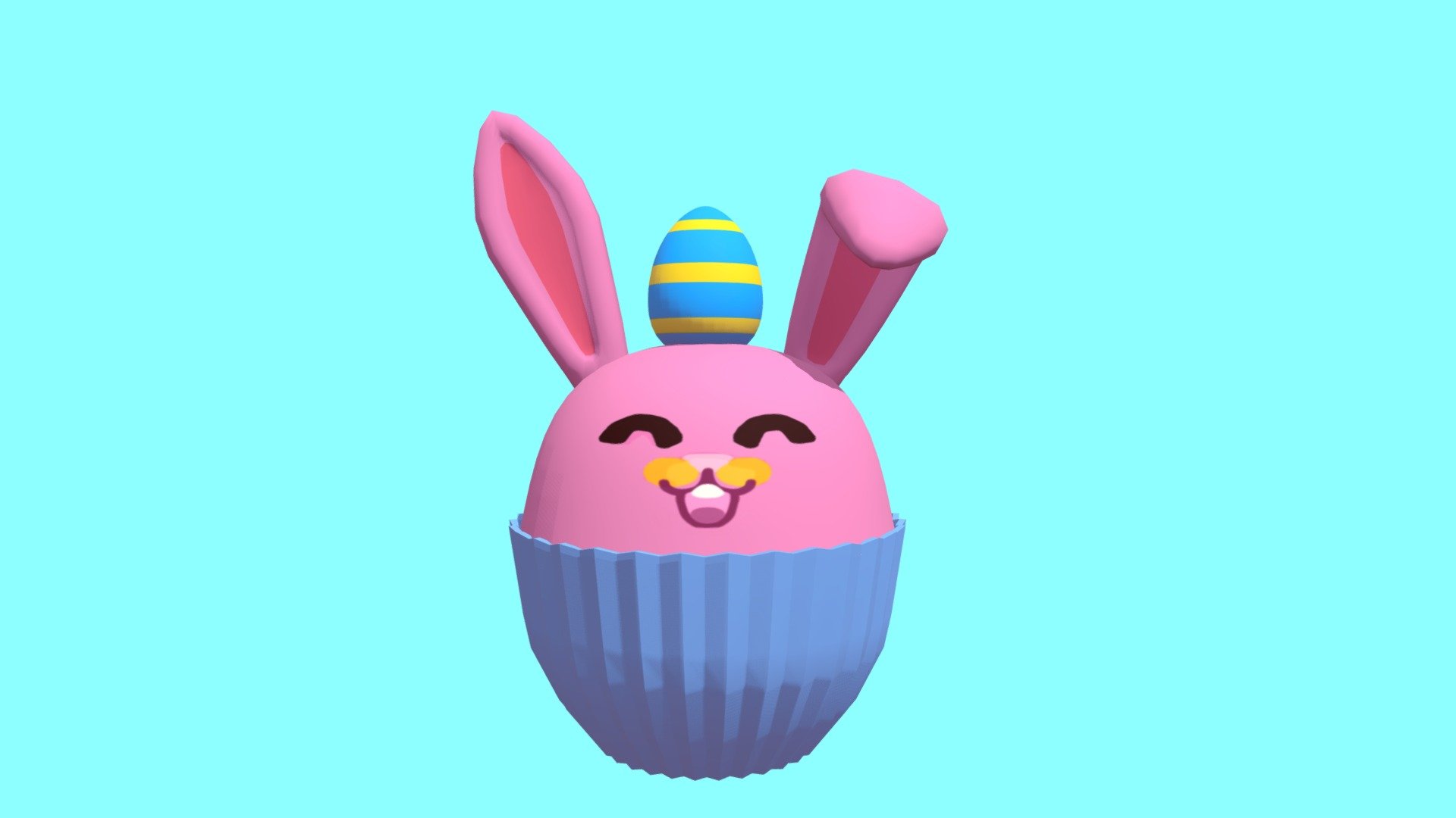 Easter Bunny Cupcake