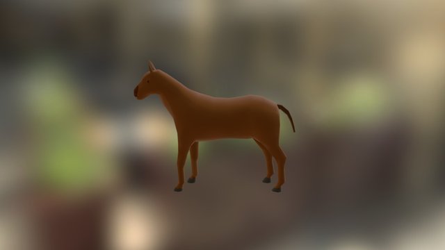 Horse 3D Model