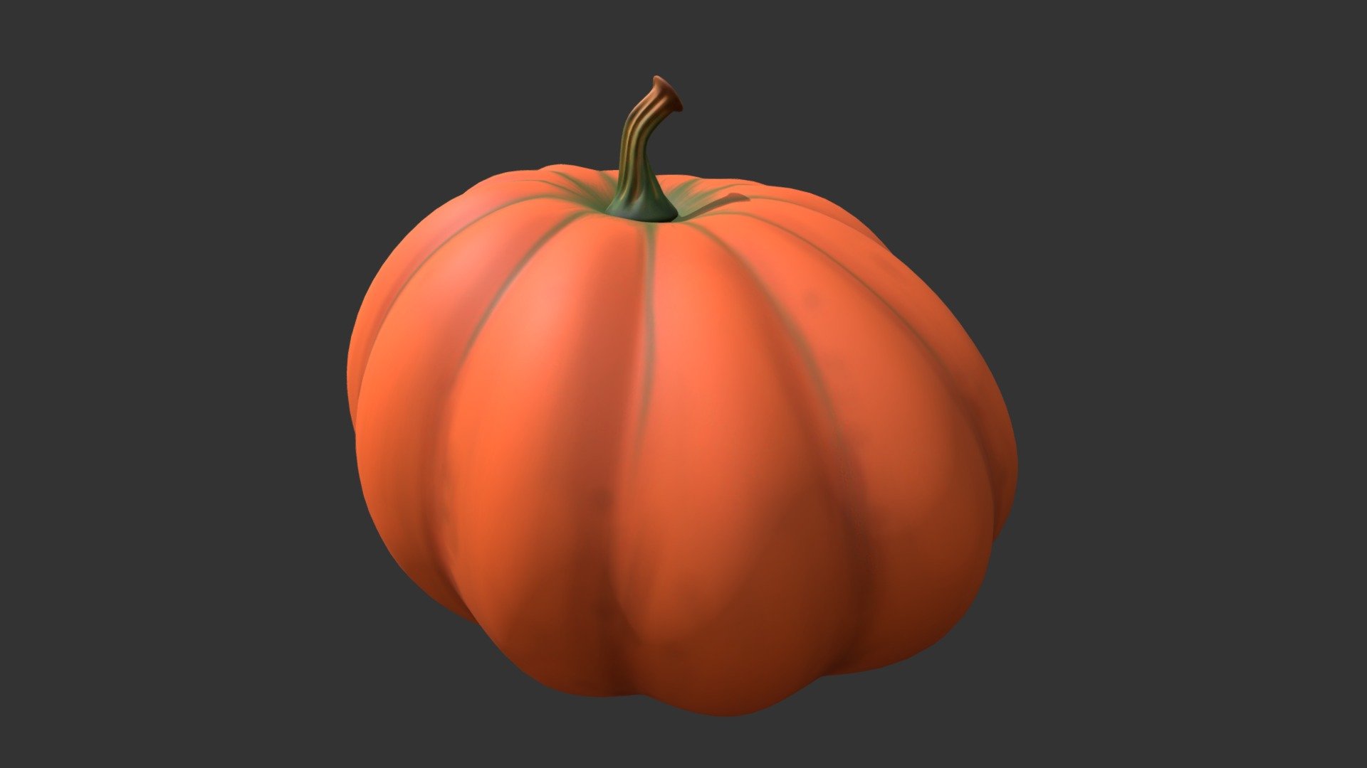 Pumpkin - Download Free 3D Model By Kirubis [d41bf6e] - Sketchfab