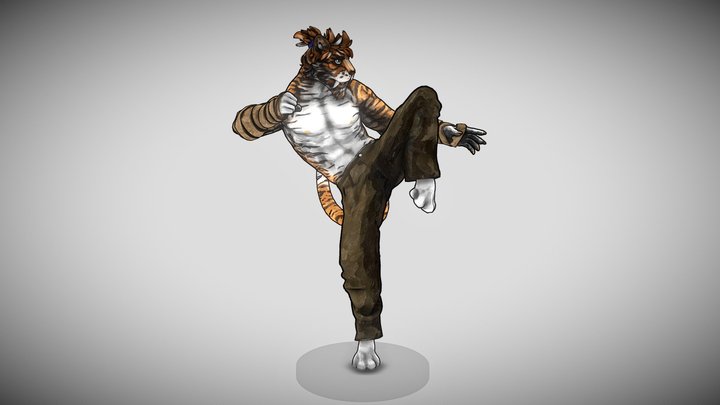 ActionTiger 3D Model