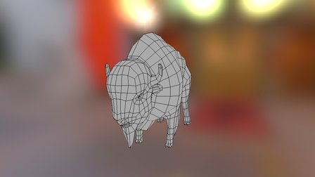 Bison 3D Model