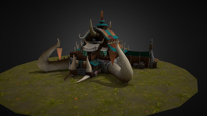 Orc House 3D Model