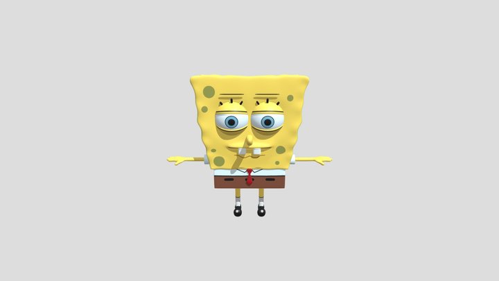 Season 1 Spongebob 3D Model