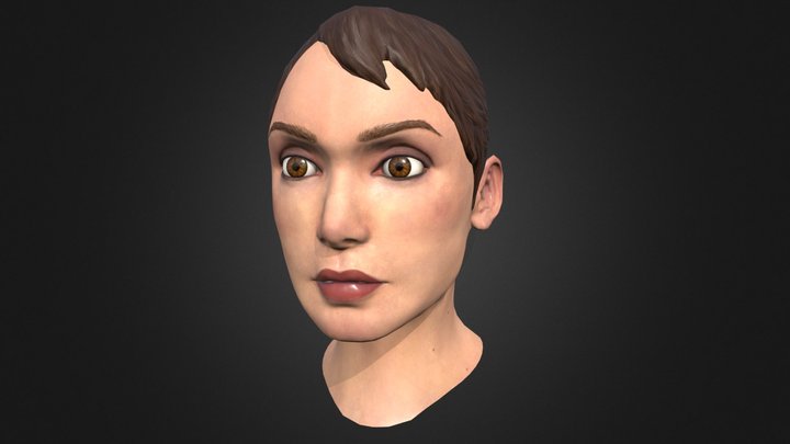 Winona Ryder Bust 3D Model