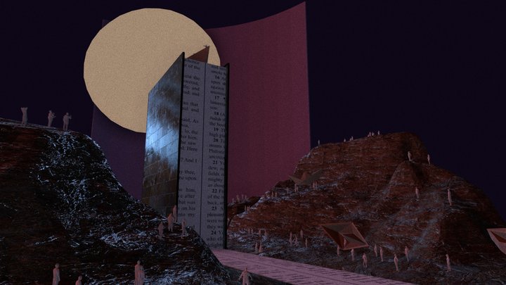 A Source-Less Waterfall 3D Model