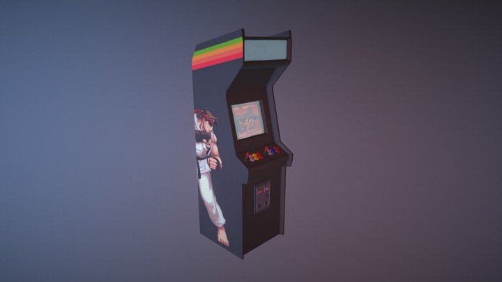 Arcade Cabinet 3D Model