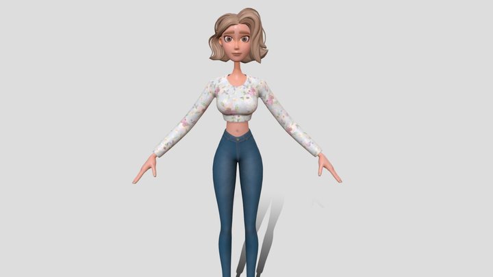 Girl 3D Model