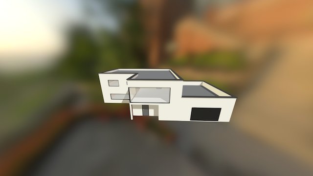 Functionalistic House 3D Model