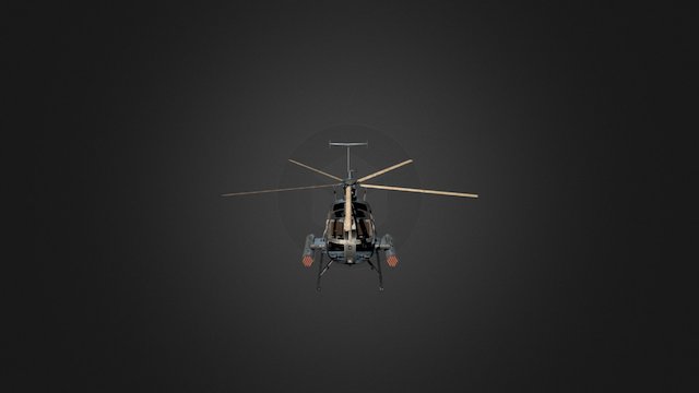 MH 6 Litle bird 3D Model