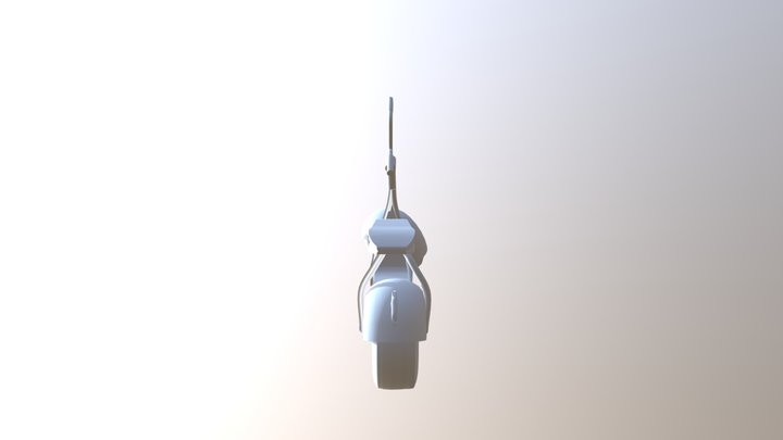 Scooter UV 3D Model
