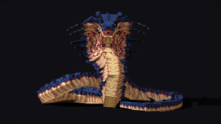 Blue Venom-Fanged Kasaka [Solo Leveling] 3D Model