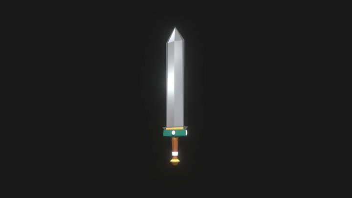 Gem Sword 3D Model