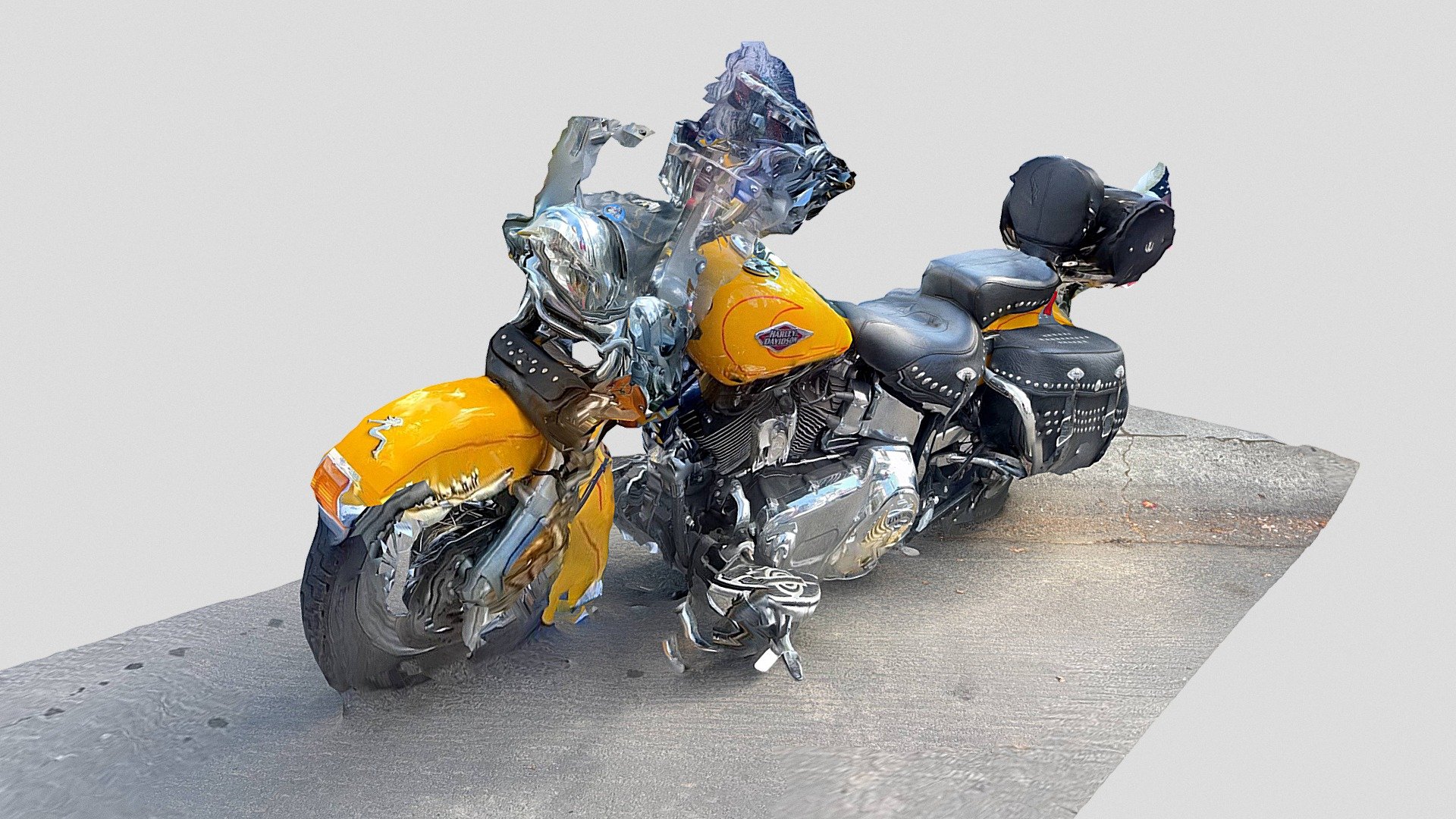 Harley Davidson Heritage (Polycam) — Sketchfab embed 3D viewer