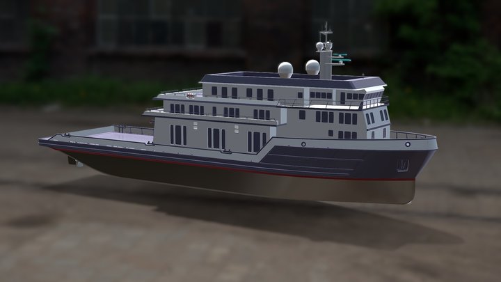 SK3Ship 3D Model