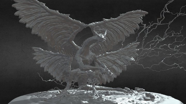 Ancient Dragon Collectible (Keyed Edition) 3D Model