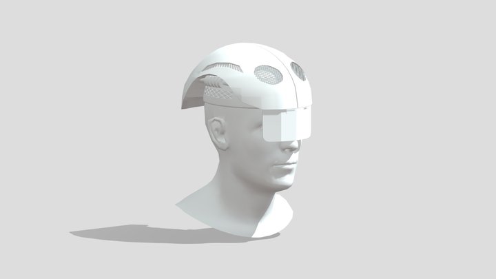 VR Helmet - Updated 3D Model