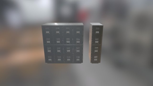 Filing Cabinet Free 3D Model