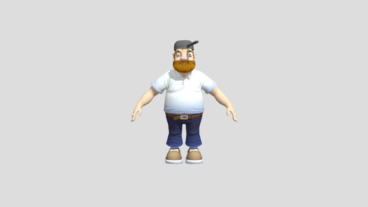 Crazy_dave_-_pvz_garden_warfare_2 2 3D Model