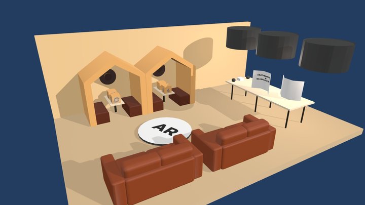 Longue layout 3D Model