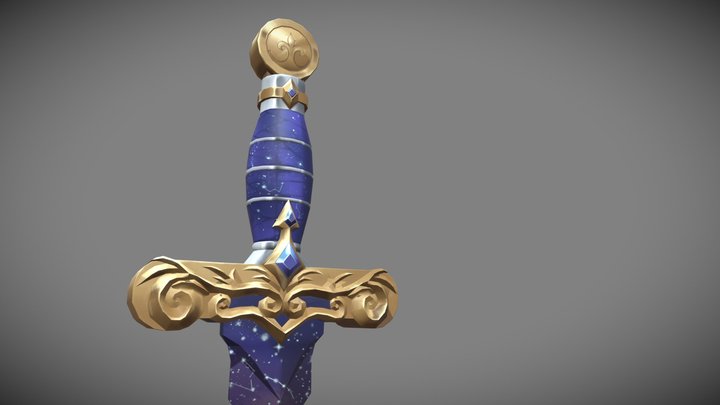 [STUDENT WORK]-Astral Dagger 3D Model
