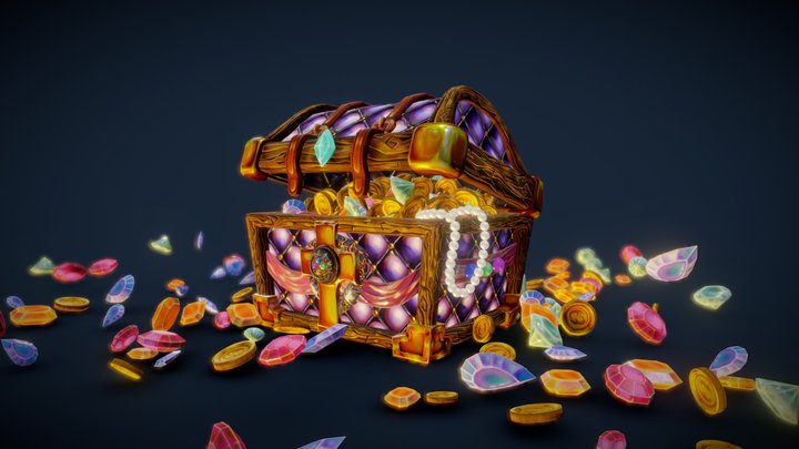 Treasure chest 3D Model