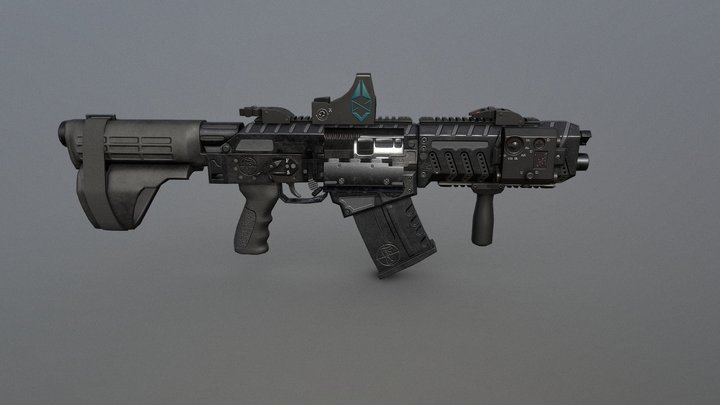 Shotgun Fostech Origin-12 3D Model