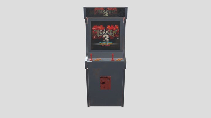 arcade game machine 3D Model