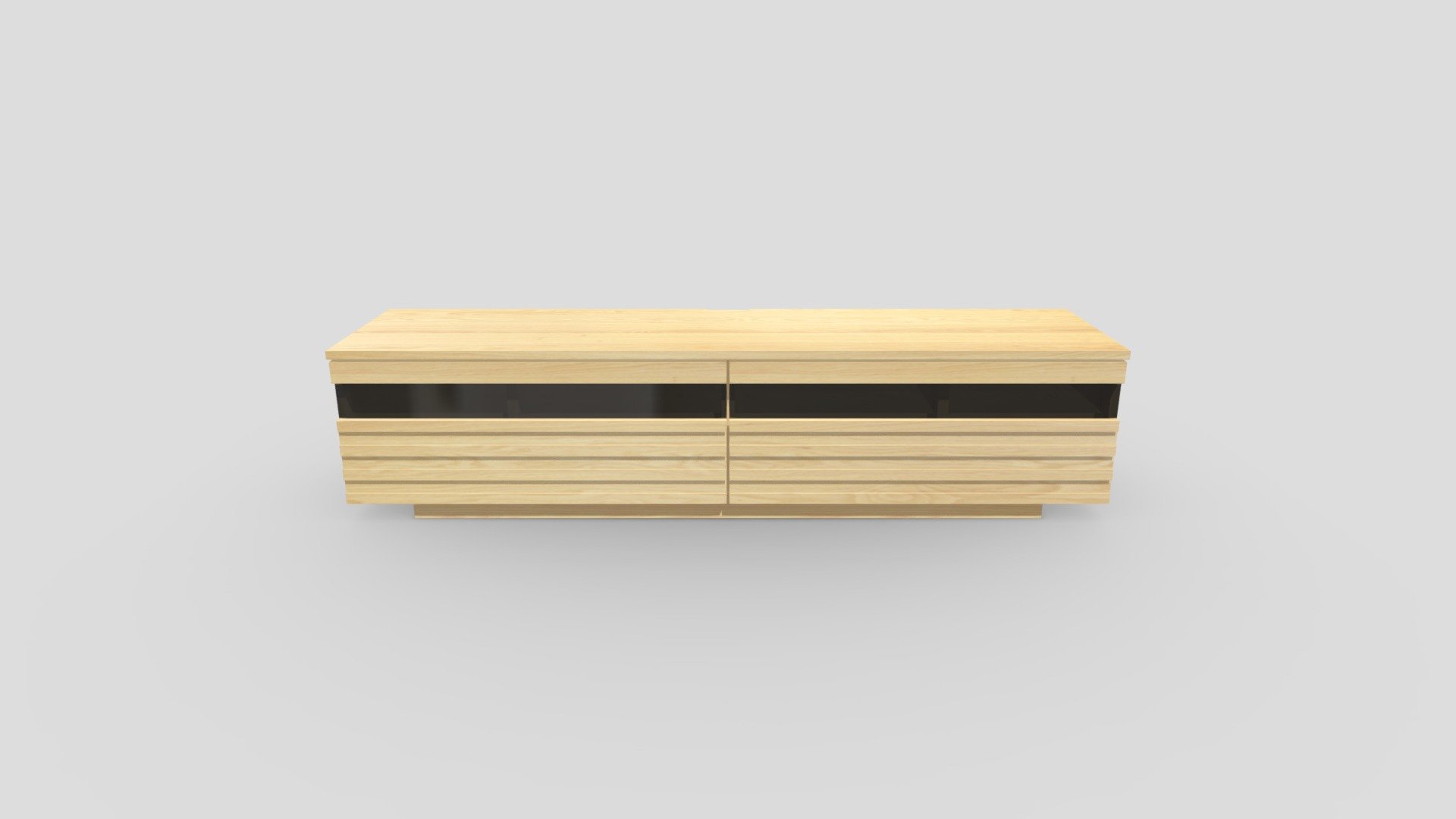 Stria-BK 180TVスタンド OAK — Sketchfab embed 3D viewer