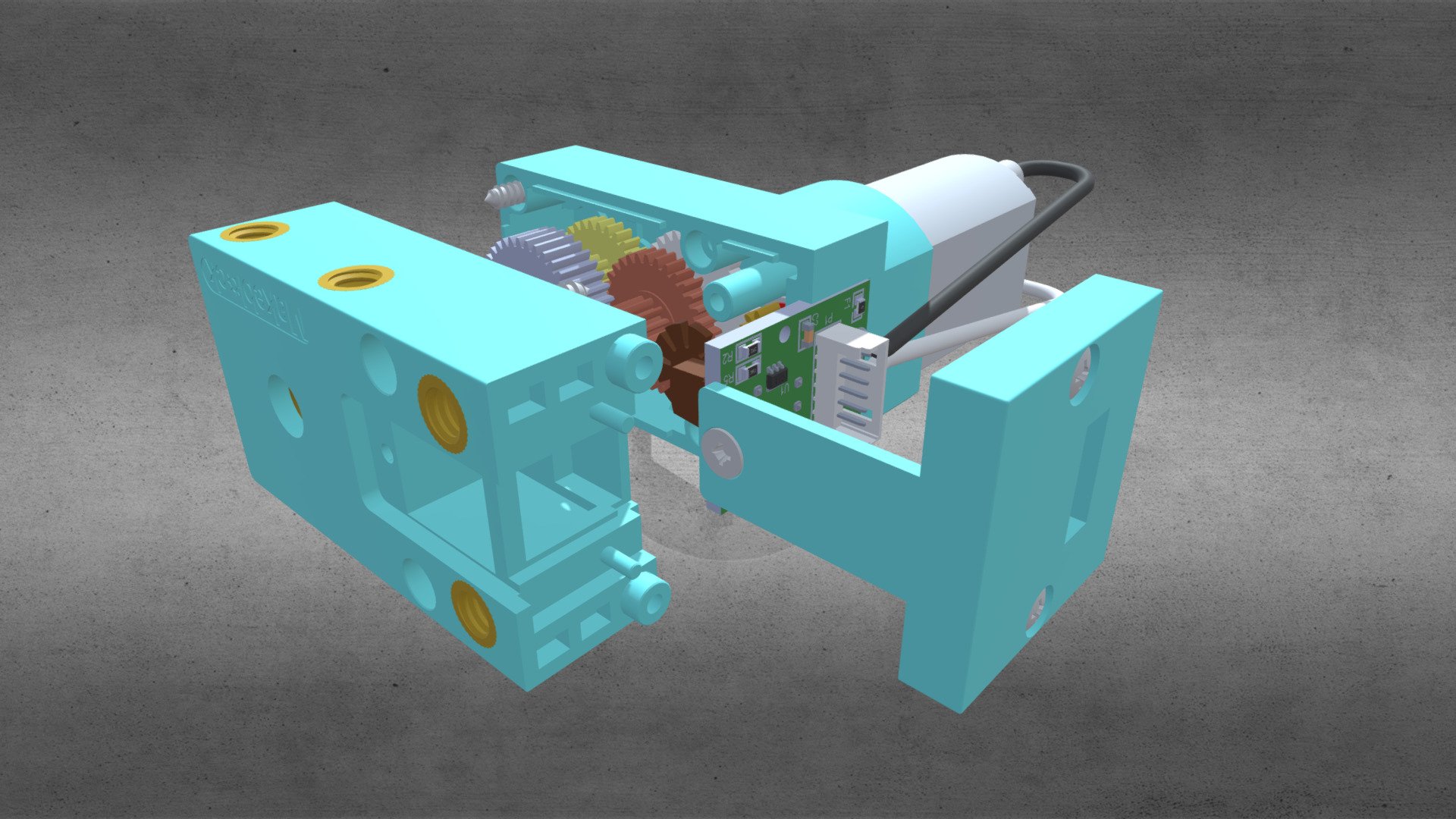 mBot2 gear motor — Sketchfab embed 3D viewer