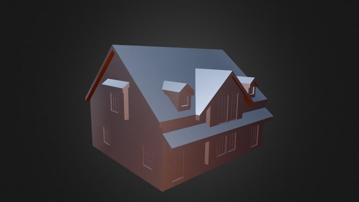 Barn House 3D Model