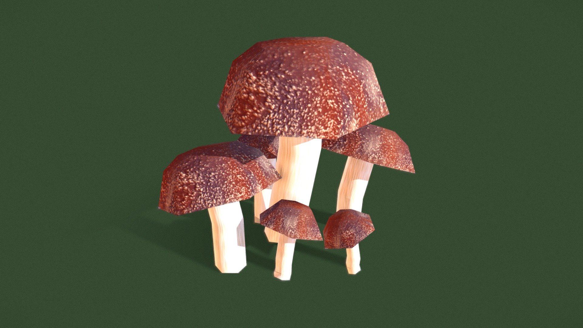 Low Poly Mushroom