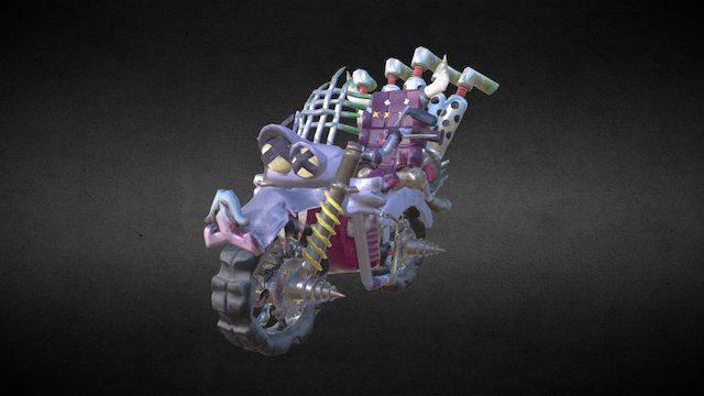 Batriders Motorbike 3D Model