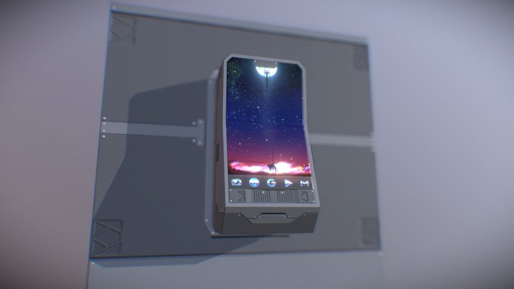 Scifi Panel 3D Model
