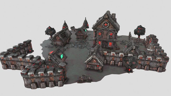 Viking.⧈.🛠️.⧈.Village-ᗜ-<|Denmark|> – Gratis 3D-model STL