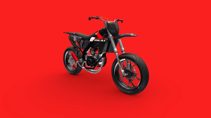 Rieju MRT 50cc 3D Model