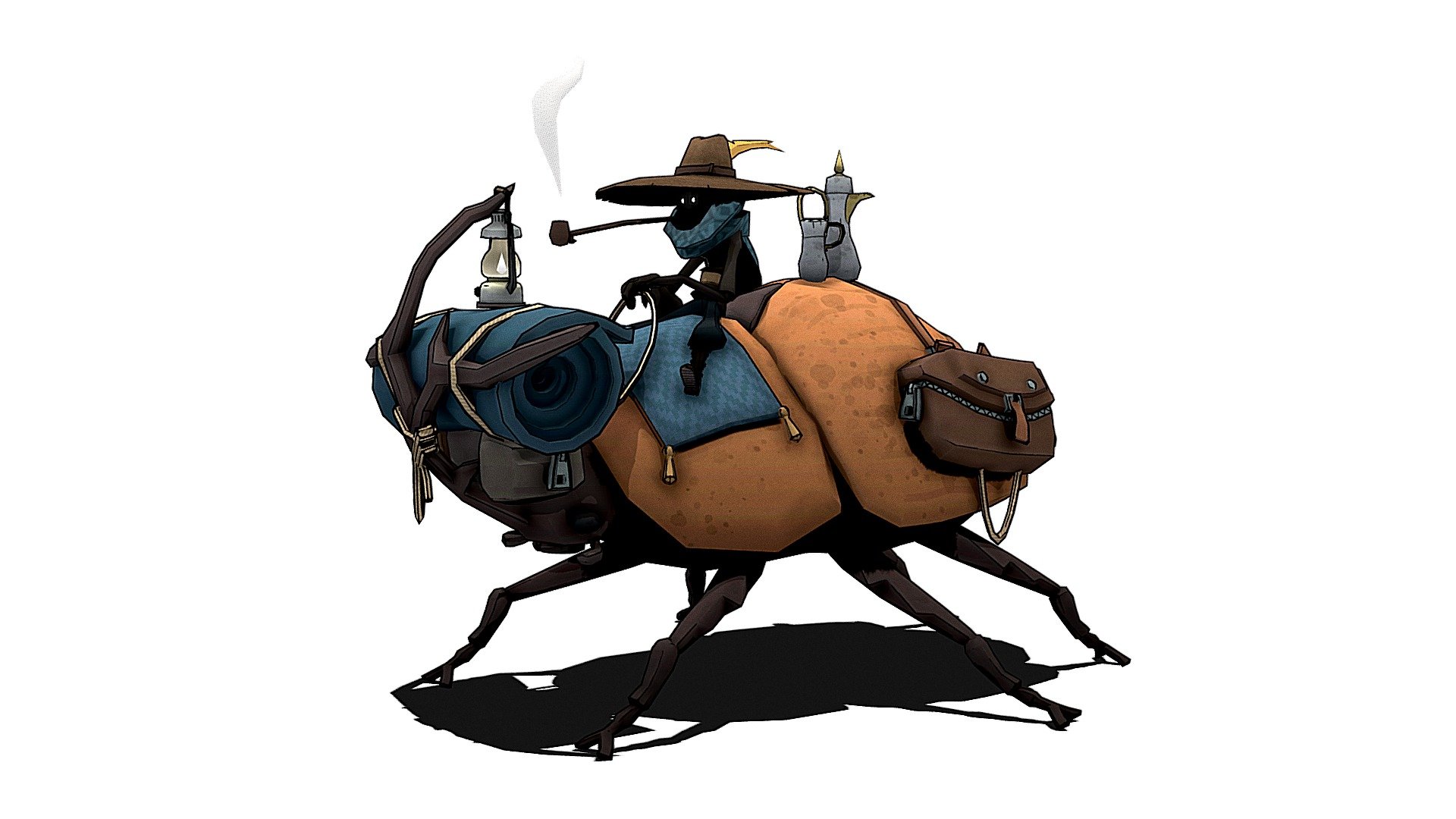 Beetle Rider - 3D model by SeanNicolas [d42b208] - Sketchfab
