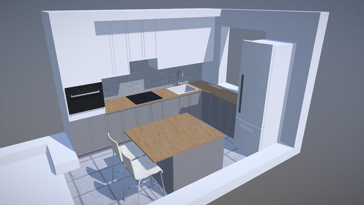 kuchnia v4 3D Model