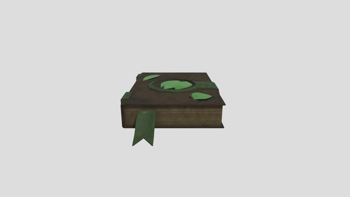 Forest Spellbook 3D Model
